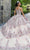 Mori Lee 89338 - Thin Strap Bedazzled Layered Gown Ball Gowns
