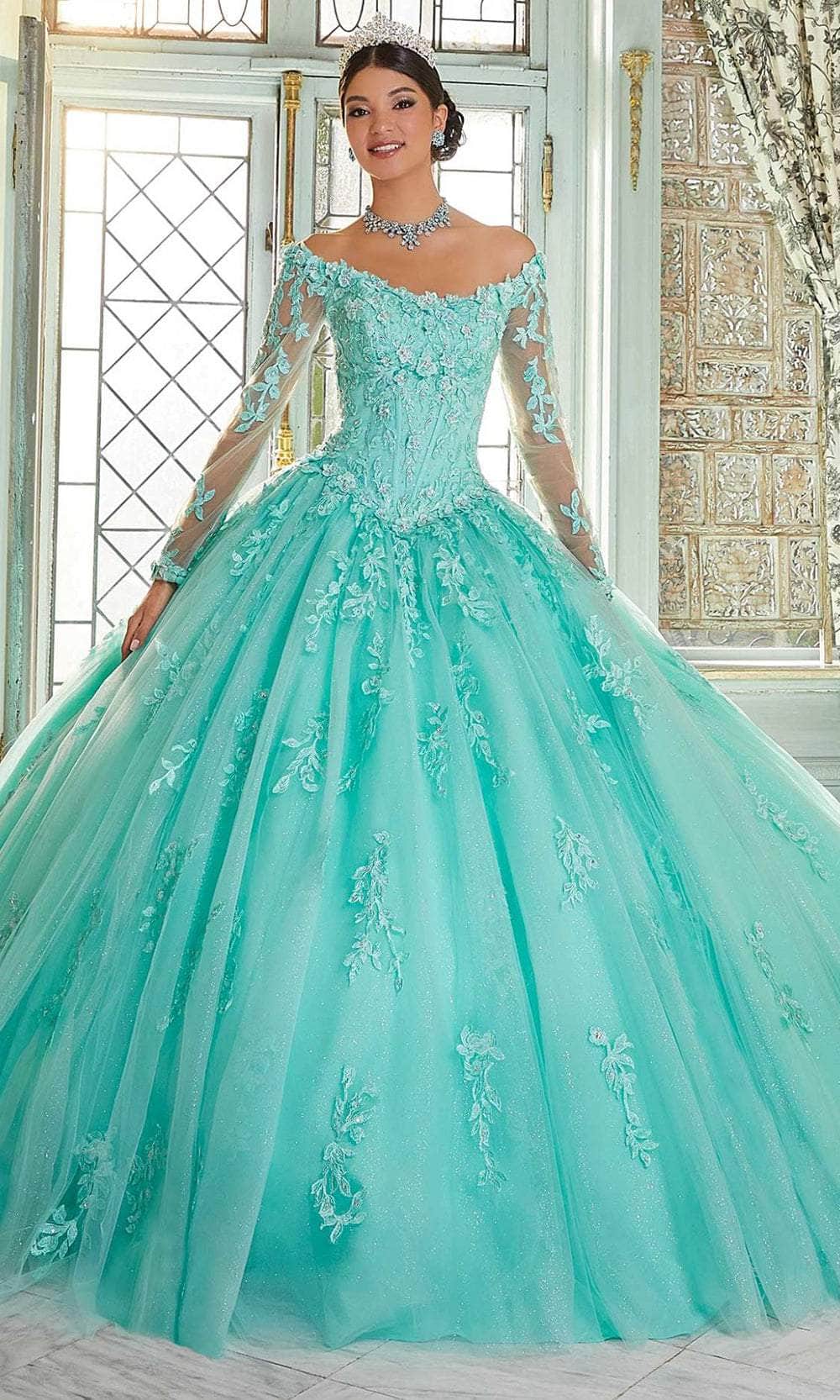 Mori Lee 89339 - Embroidered Tulle Quinceanera Ballgown Mori Lee 89339 - Embroidered Tulle Quinceanera Ballgown