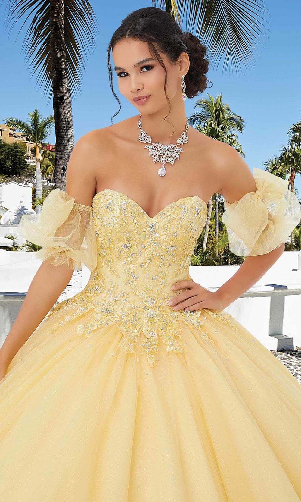 Mori Lee 89354 Appliqued Sweetheart Quinceañera Dress – Couture