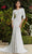 Mori Lee Bridal 30128 - Bateau Neck Mermaid Wedding Dress Wedding Dresses 00 / Ivory/Champagne