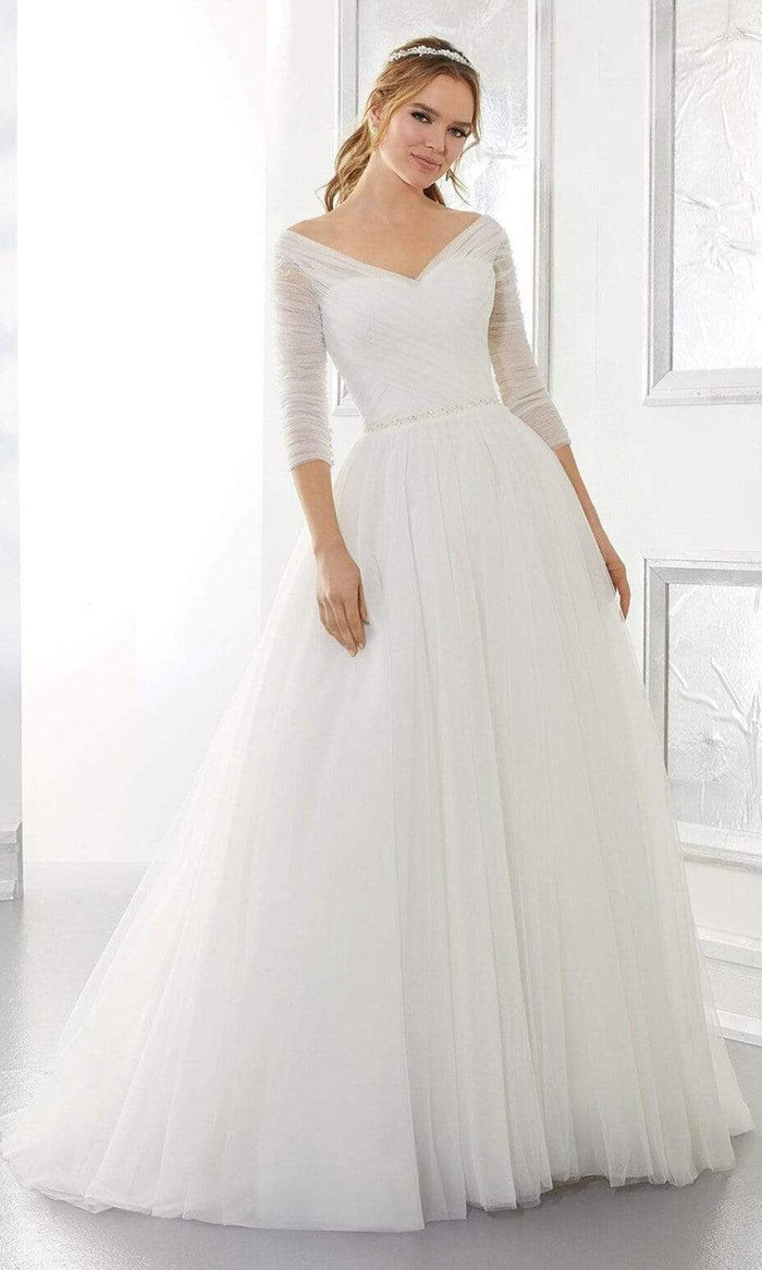 Mori Lee Bridal - 5880 Amelia Wedding Dress Wedding Dresses 0 / Ivory