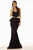 Nicole Bakti - 6671 Strapless Sweetheart Mermaid Gown with Metal Belt Evening Dresses 0 / Black