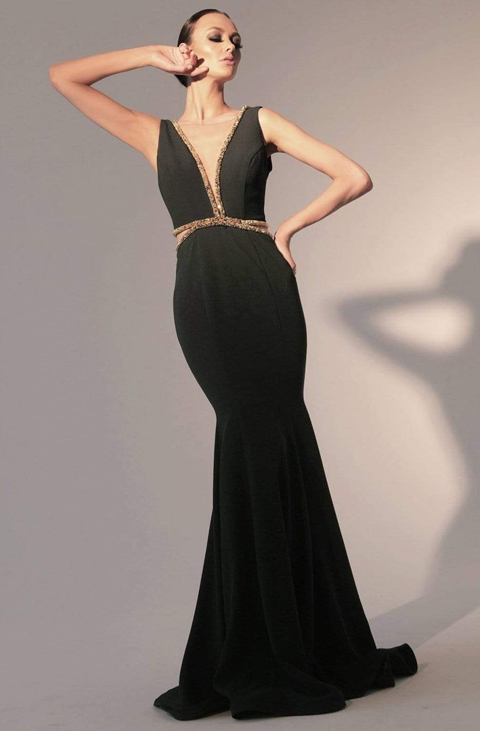 Nicole Bakti - 6783 Embellished Deep V-neck Trumpet Dress 6 / Moss Green - Shop Nicole Bakti dresses on Couture Candy at CoutureCandy.com Nicole Bakti - 6783 Embellished Deep V-neck Trumpet Dress 6 / Moss Green - Shop Nicole Bakti dresses on Couture Candy at CoutureCandy.com