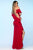 Nicole Bakti - 6805 Asymmetric Neck Ruffle Accented Sheath Dress Prom Dresses