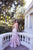 Nicole Bakti - 6827 Lace Appliqued Deep V-Neck Ruffled Dress Evening Dresses