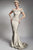 Nicole Bakti - 6890 Off-Shoulder Fitted Trumpet Dress Evening Dresses 0 / Silver