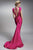 Nicole Bakti - 6893 Sleek Twist Front Mermaid Gown Evening Dresses
