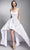 Nicole Bakti - 6906 Strapless Scoop High Low Dress Prom Dresses 0 / White