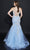 Nina Canacci - 9120 Beaded Applique Mermaid Gown Special Occasion Dress