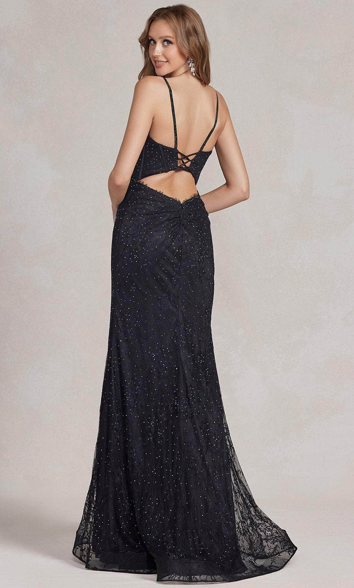 Nox Anabel E1284 - Beaded Embroidered Strapless Prom Dress main image 0