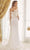 Nox Anabel C1095 - V-neck Embellished Wedding Dress Wedding Dresses