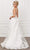 Nox Anabel - C461 Lace Applique Long A-Line Wedding Gown Wedding Dresses