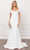 Nox Anabel - E497 Off-Shoulder Sleek Pleats Mermaid Gown Evening Dresses 2 / White