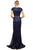 Nox Anabel - F338 Cap Sleeve Sequined Mermaid Gown Mother of the Bride Dresses