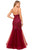 Nox Anabel - H402 Spaghetti Strap Beaded Trumpet Gown Evening Dresses