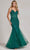 Nox Anabel P1170 - Lace Appliqued Mermaid Prom Dress Prom Dresses 2 / Emerald