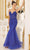 Nox Anabel P1170 - Lace Appliqued Mermaid Prom Dress Prom Dresses 2 / Royal Blue