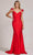 Nox Anabel T1138 - Embellished Strap Mermaid Prom Gown Prom Dresses 00 / Red