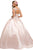 Nox Anabel - U801 Cap Sleeve Lace Appliqued Cutout Ballgown Quinceanera Dresses