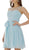 Poly USA - 7006 Sleeveless Illusion Neck Chiffon A-line Dress Special Occasion Dress