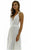 Poly USA - 7022 Long Convertible Twist and Tie Jersey Dress Special Occasion Dress XS / Ivory