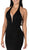 Poly USA - 8262 Deep V Neckline Halter Top Mermaid Evening Gown Special Occasion Dress