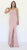 Poly USA - 8376 Spaghetti Strap High Slit Trumpet Dress Prom Dresses XS / Rose Gold