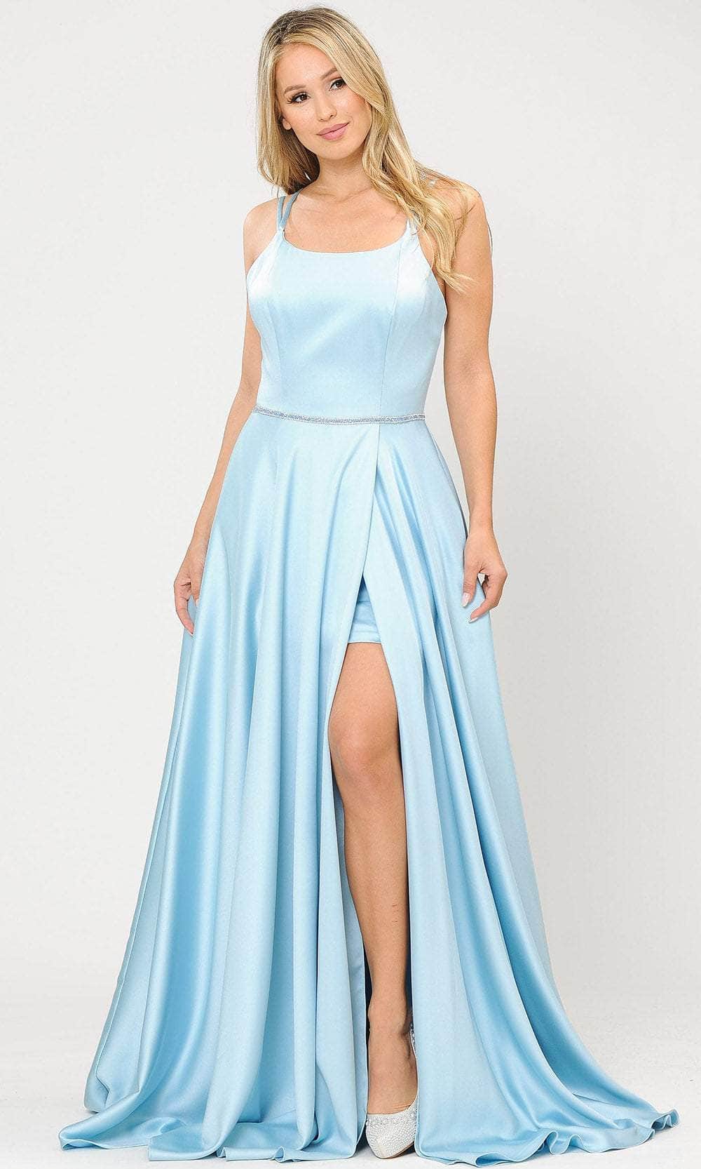 Poly USA 8652 - Sleeveless Scoop Neck Formal Dress Couture Candy Poly USA 8652 - Sleeveless Scoop Neck Formal Dress Couture Candy