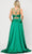 Poly USA 8652 - Sleeveless Scoop Neck Formal Dress Prom Dresses