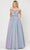 Poly USA 8664 - Off-shoulder Sweetheart Neckline Long Gown Prom Dresses XS / Lavender