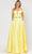 Poly USA 8680 - Off-Shoulder Mikado Dress Prom Dresses XS / Yellow