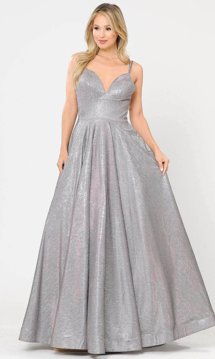 Poly USA 8714 - Sweetheart Glitter A-Line Prom Dress Prom Dresses XS / Magenta