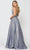 Poly USA 8716 - Strappy Back Glitter A-Line Prom Dress Prom Dresses