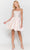 Poly USA 8730 - Sleeveless Sequined Bodice Short Dress Cocktail Dresses XS / Blush