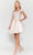 Poly USA 8732 - Off-shoulder Square Neck Short Dress Cocktail Dresses