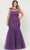 Poly USA W1084 - Sleeveless Jewel Neck Formal Gown In Purple