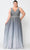 Poly USA W1100 - Glitter Ombre A-Line Evening Gown Prom Dresses