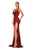 Portia and Scarlett - Hugo Gown Ruched Slit Gown Prom Dresses
