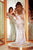 Portia and Scarlett - PS22401C Plunging V-Neck Glittering Long Gown Prom Dresses