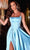 Portia and Scarlett PS22548 - Bustier Satin A-Line Prom Dress Special Occasion Dress
