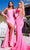 Portia and Scarlett PS23467 - Jeweled High Slit Prom Gown Prom Dresses 0 / Pink