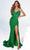 Portia and Scarlett PS23654 - Sparkling Strapped Evening Dress Special Occasion Dress 0 / Green