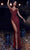 Portia and Scarlett PS23706c - Spaghetti Strap Beaded Prom Gown Special Occasion Dress 0 / Red