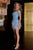 Portia and Scarlett PS23908 - Fringed Cold Shoulder Cocktail Dress Cocktail Dresses