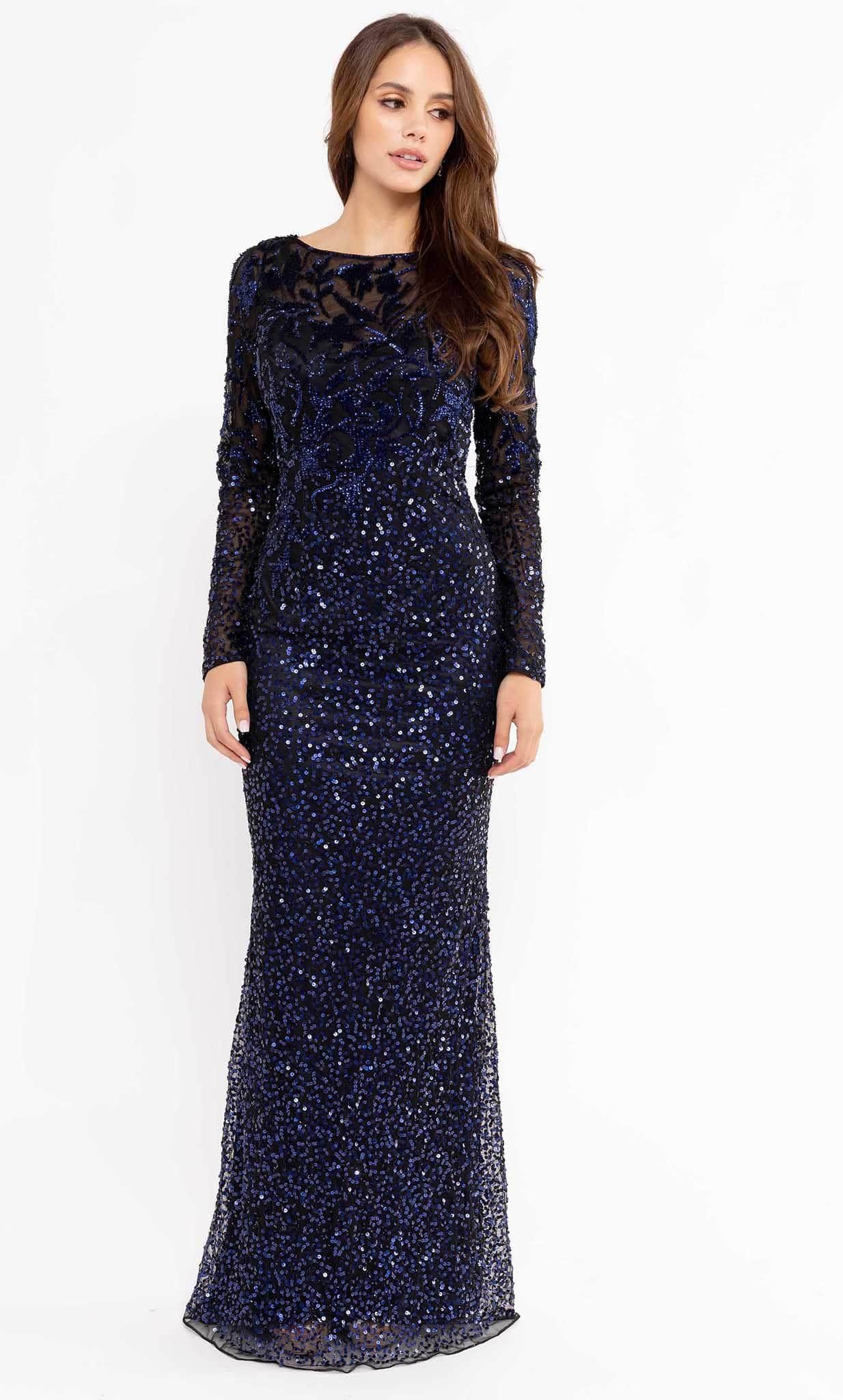 Primavera Couture 13105 - Long Sleeve Evening Gown Couture Candy Primavera Couture 13105 - Long Sleeve Evening Gown Couture Candy