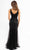 Primavera Couture 13107 - V Neck Sleeveless Sheath Gown Prom Dresses