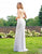 Primavera Couture - 3295 Sequined Scroll Motif High Slit Gown Special Occasion Dress