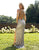 Primavera Couture - 3295 Sequined Scroll Motif High Slit Gown Special Occasion Dress