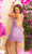 Primavera Couture - 3519 Floral Sequined Sheath Dress Homecoming Dresses