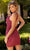 Primavera Couture 3807 - Bejeweled Appliqued V-Neck Cocktail Dress Special Occasion Dress